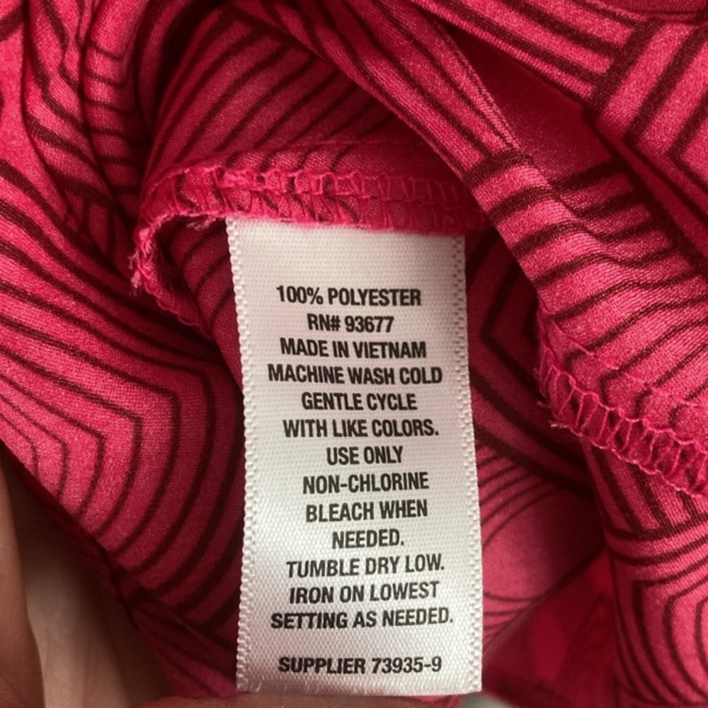 Worthington Blouse Raspberry Pink - Picture 5 of 7